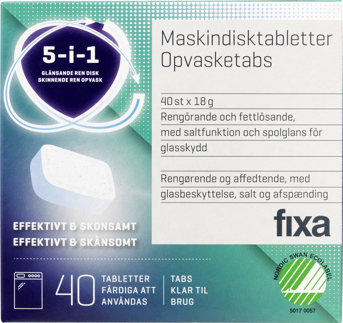 Fixa Opvasketabs 5i1