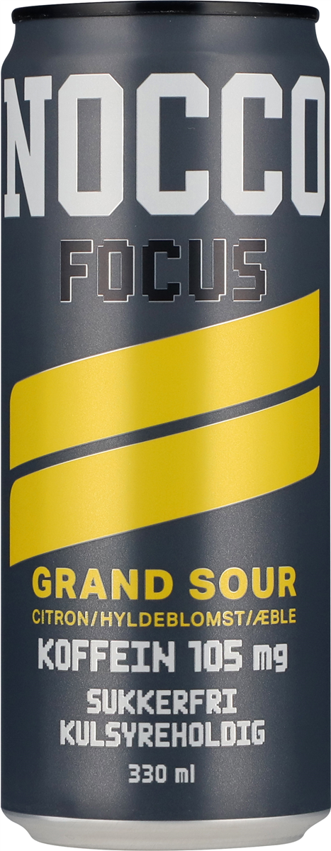 Nocco, Energidrik m. citron, hyldeblomst- og æblesmag sukkerfri