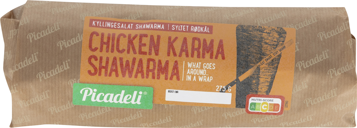 Wrap kylling shawarma 275 g