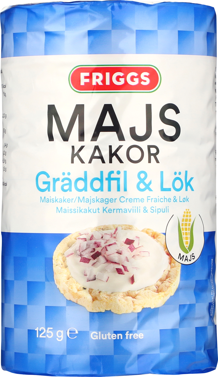 Majskager m. sour cream & onion, Friggs 100 g