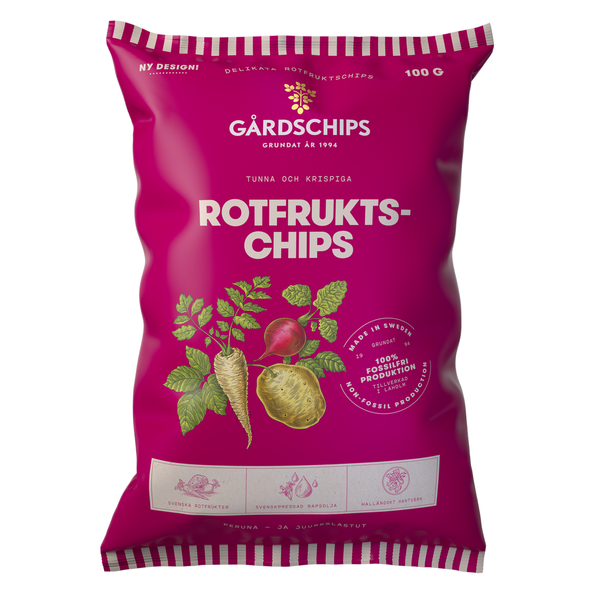 Rodfrugt chips 100 g