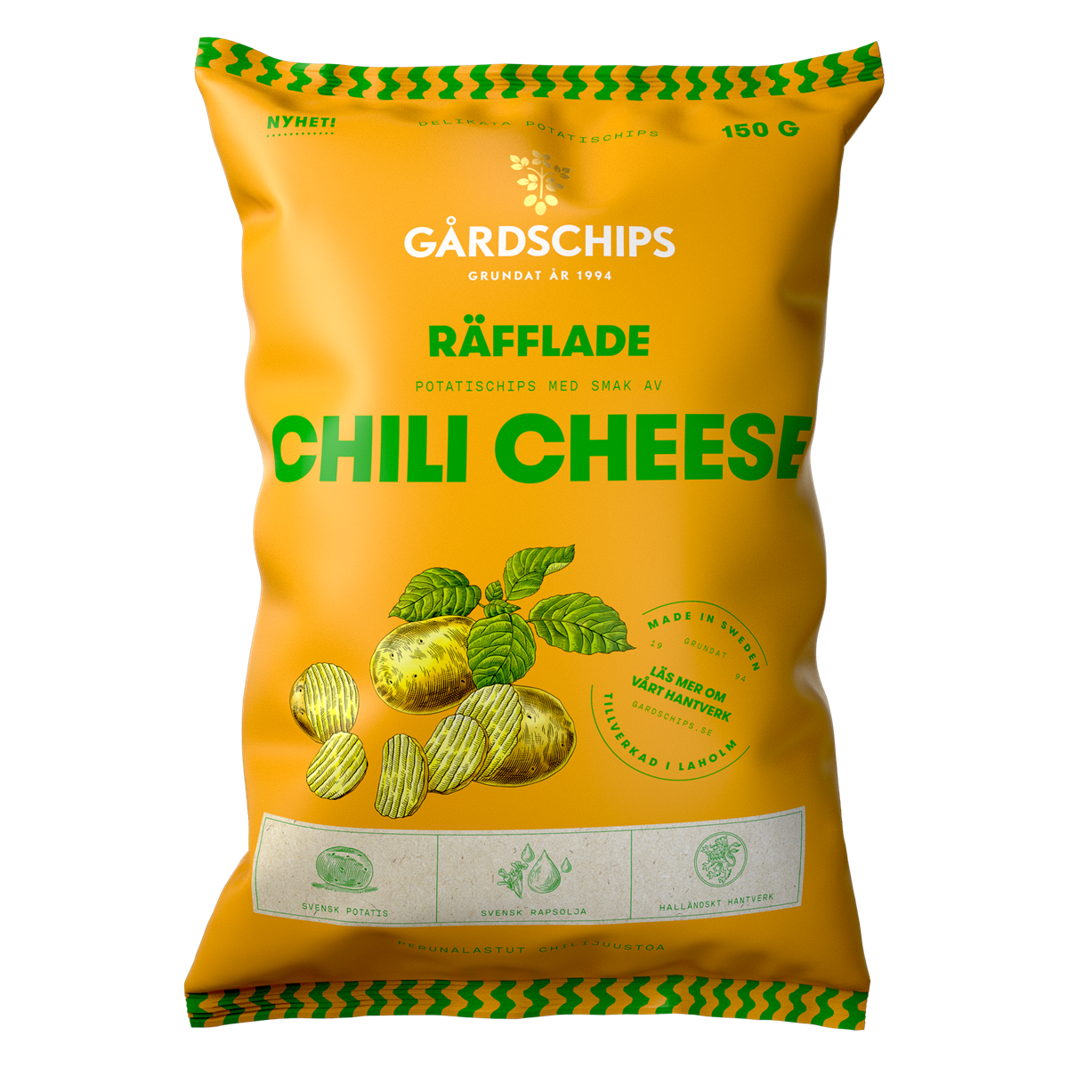Gårdchips chili cheese 150 g