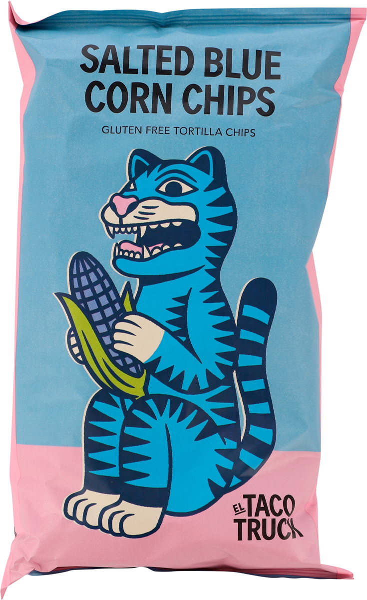 El Taco Blue Corn Chips Salt