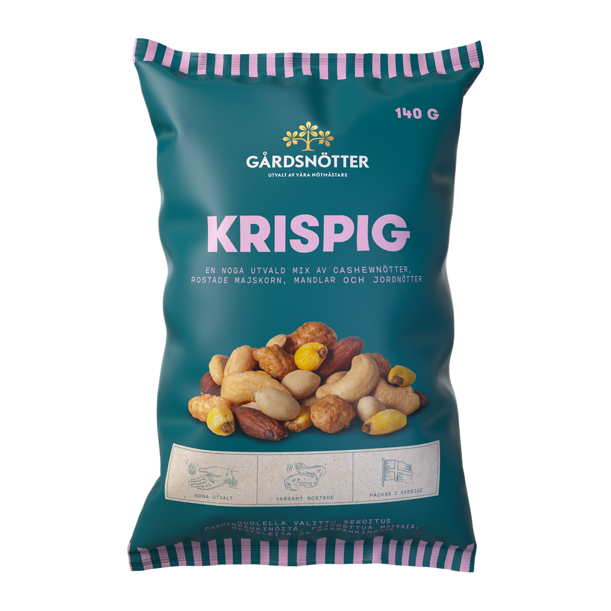 Gårdsnötter crispy mix 150 g