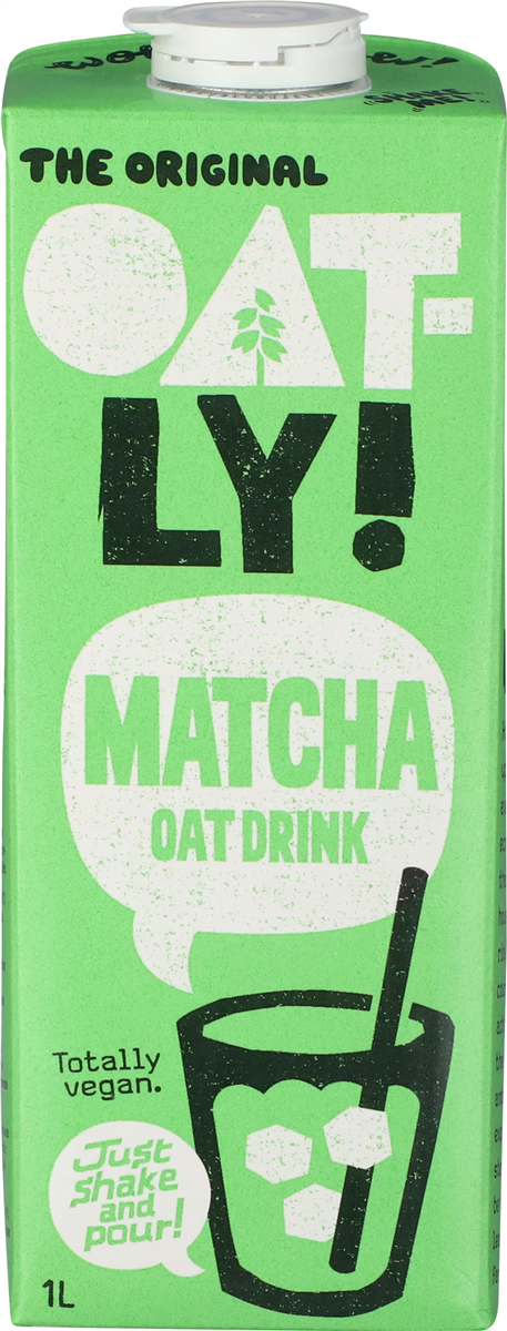 Oatly Havredrik m. matchasmag