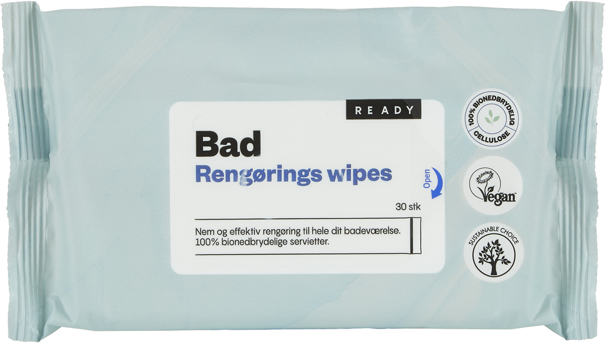 Badevær. rengøring wipes