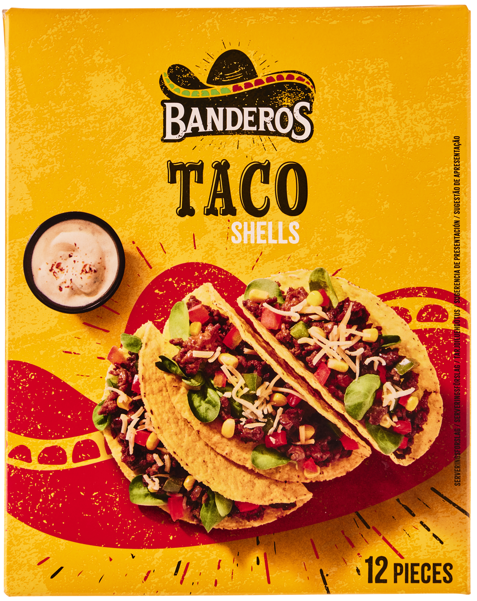 Banderos Tex Mex Shells 135 g