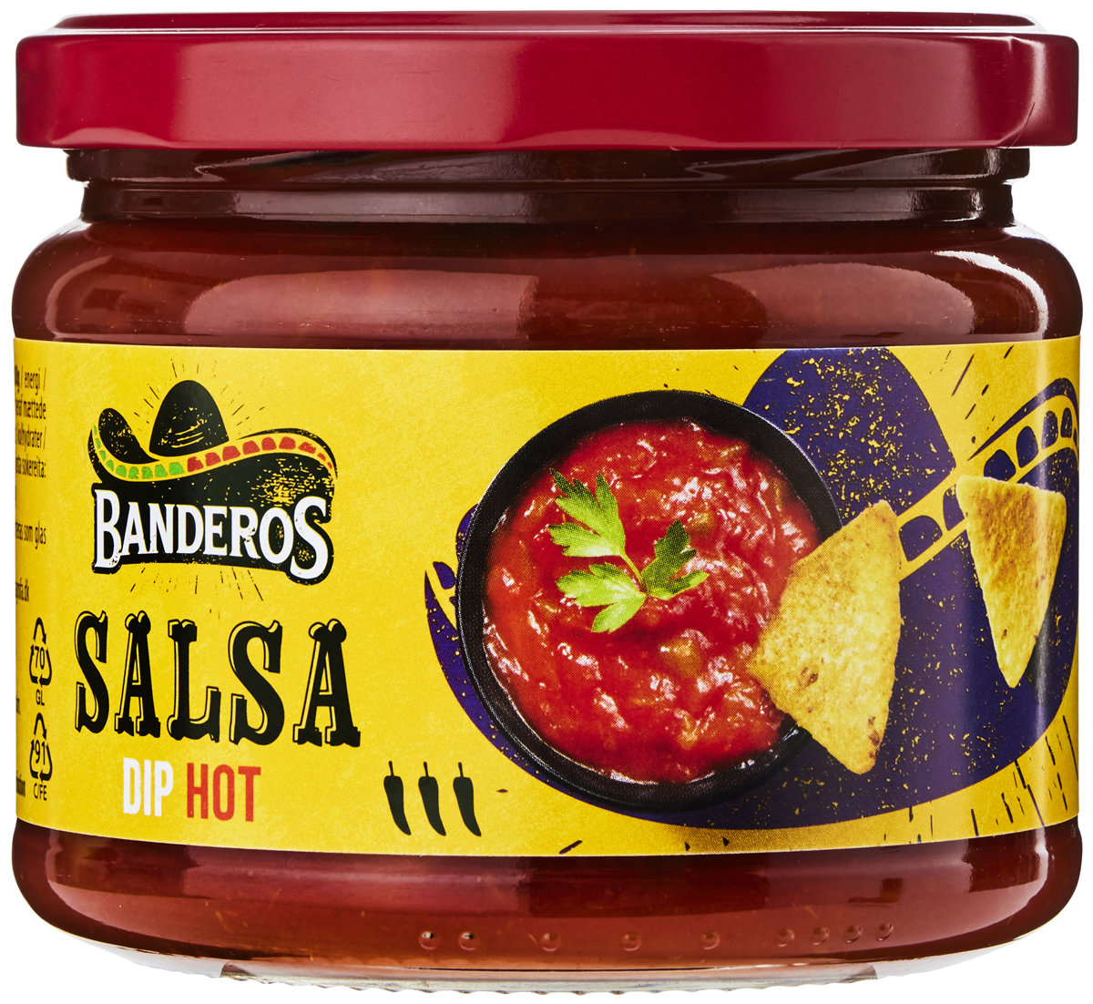 Banderos Salsa Hot, 300 Gram