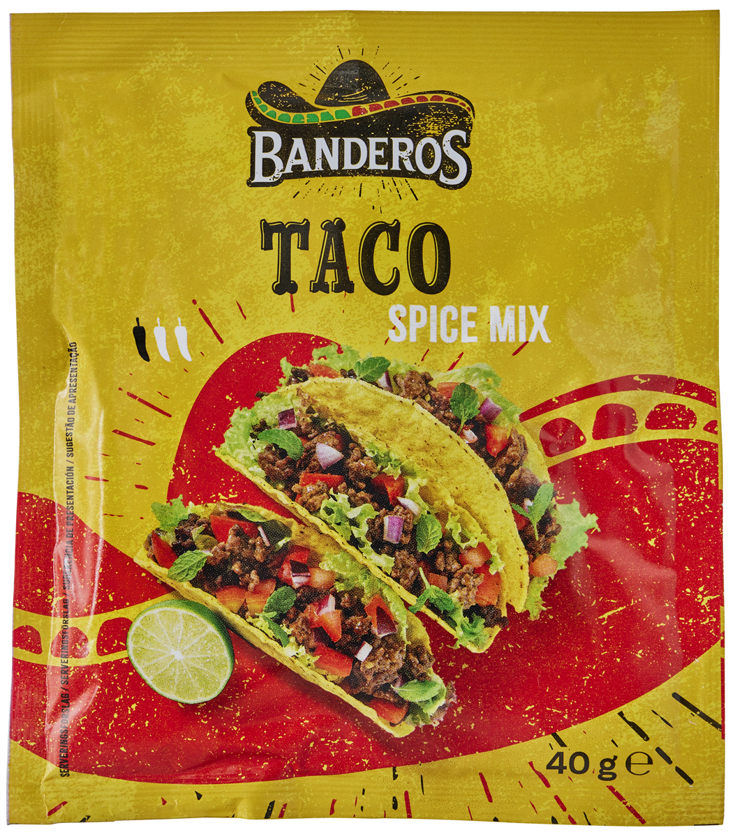 Taco spice mix, Banderos 28 g
