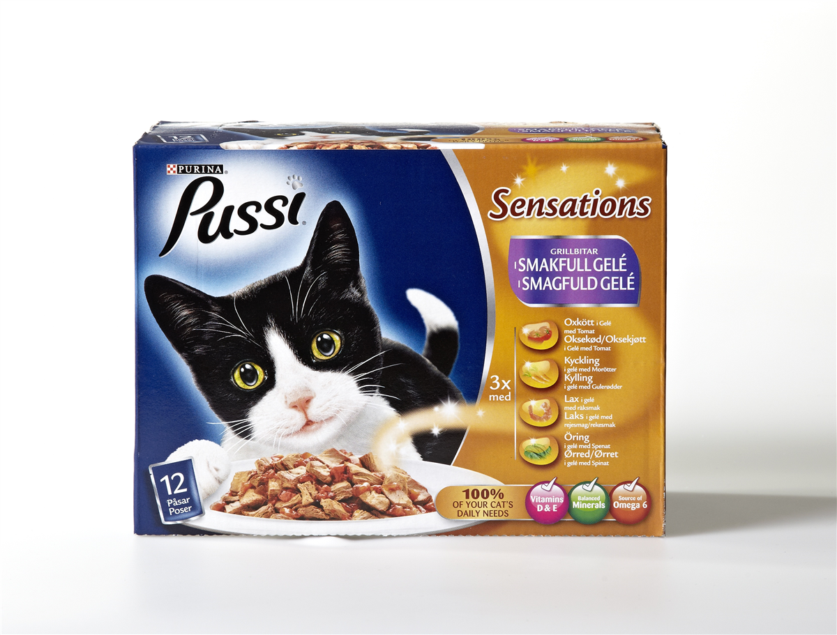 Pussi Sensation 12 x 100 g 1200 g