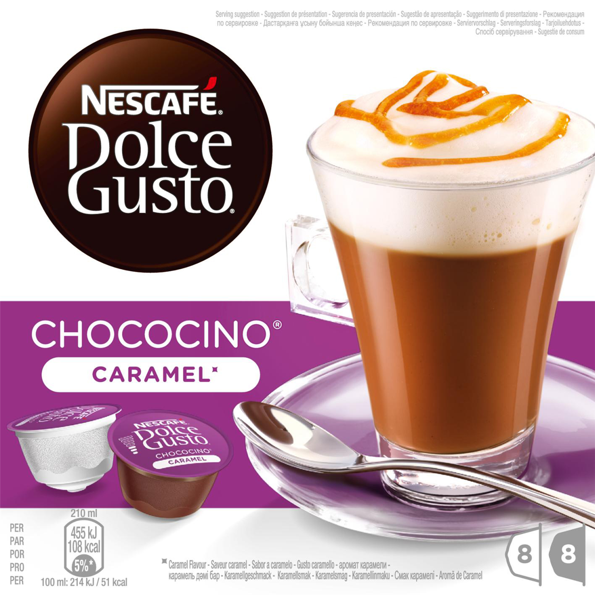 Dolce Gusto choko caramel 16 stk.