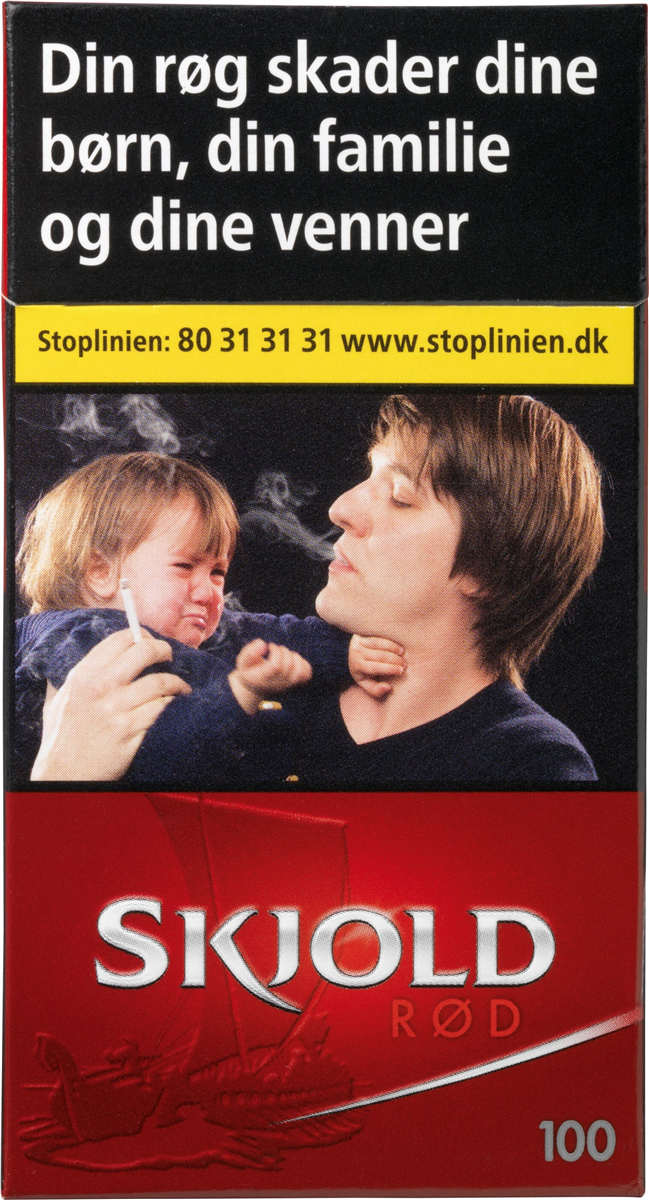 Rød Skjold 100 hb 20 stk.