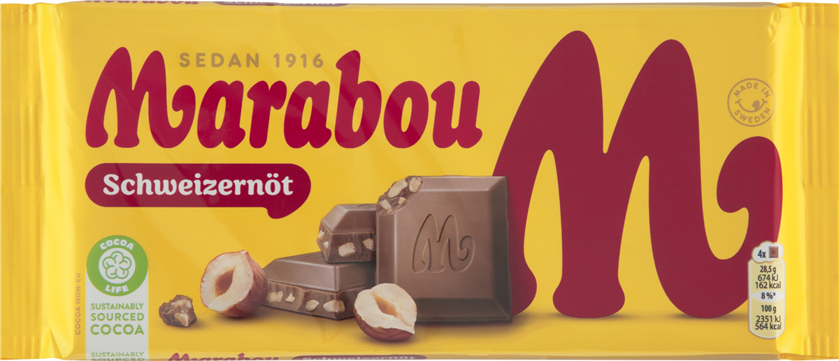 Marabou schweizernødder 200 g