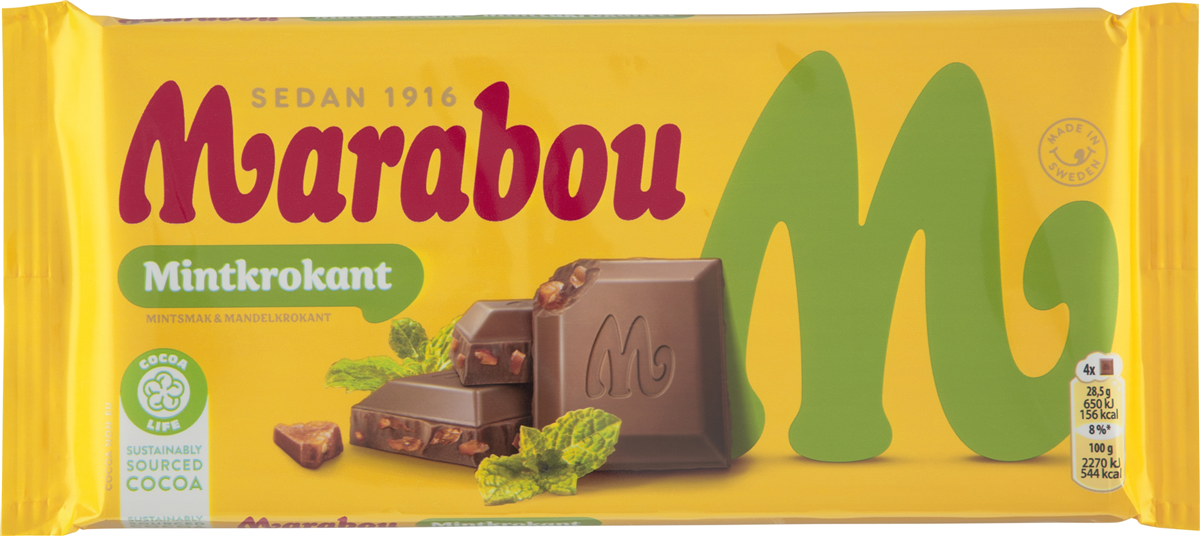Marabou mint 200 g