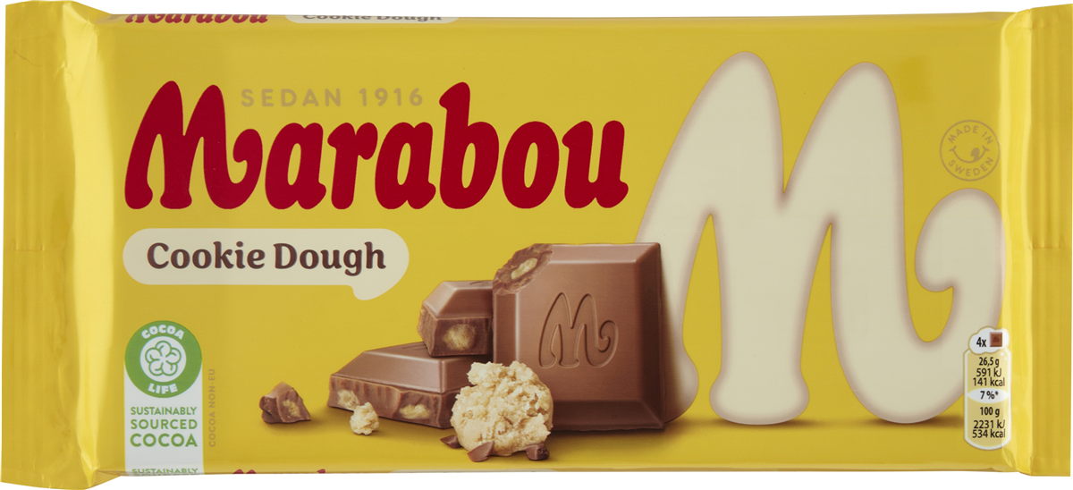 Marabou cookie dough 185 g