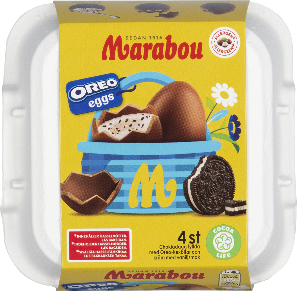 Marabou påskeæg Oreo 128 g