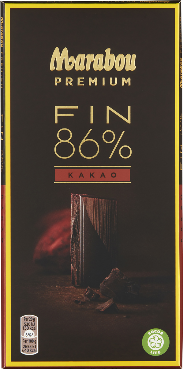 Marabou Premium Dark 86%, 100 Gram