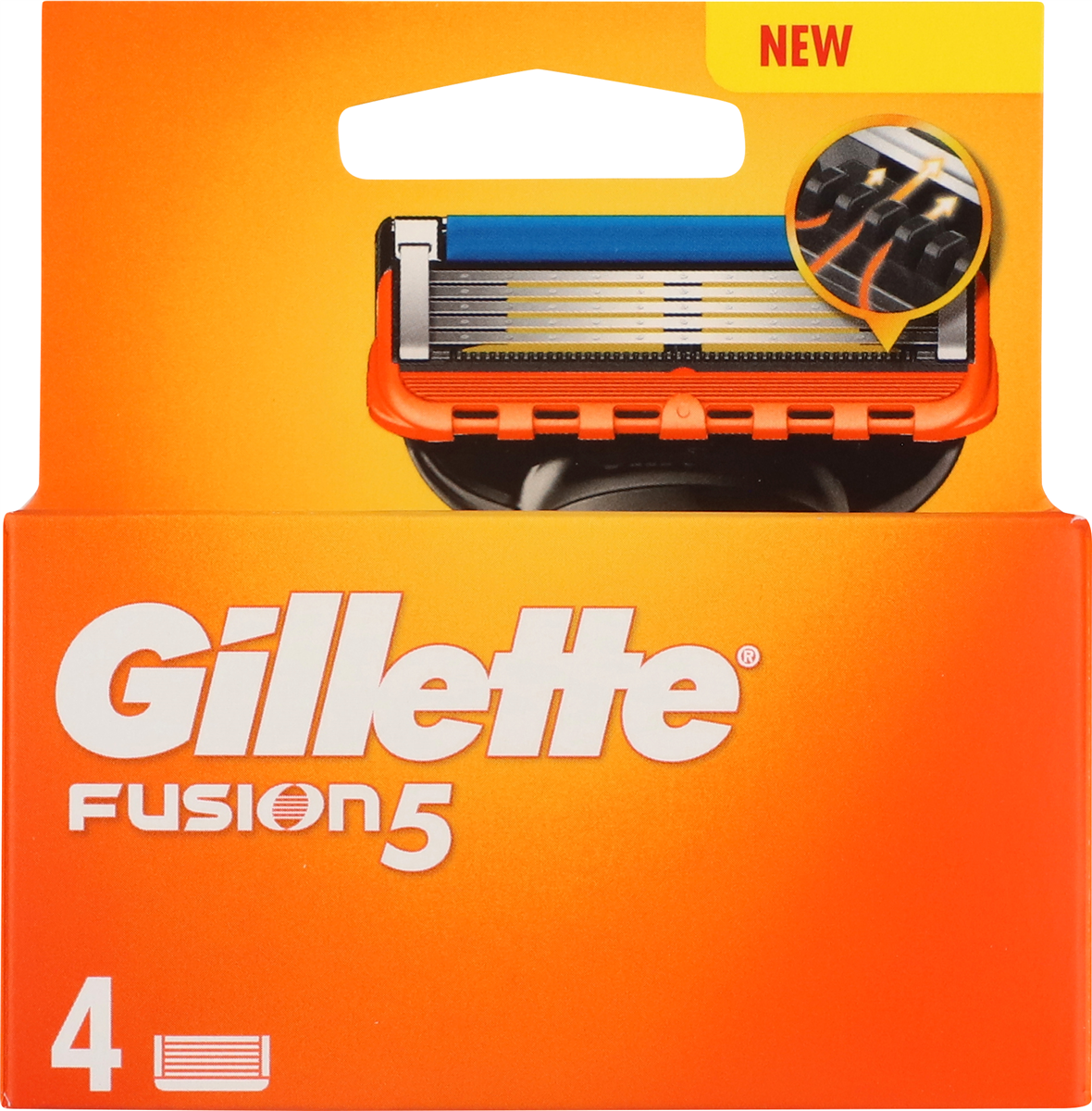 Gillette Fusion Manual Barberblade 4 stk