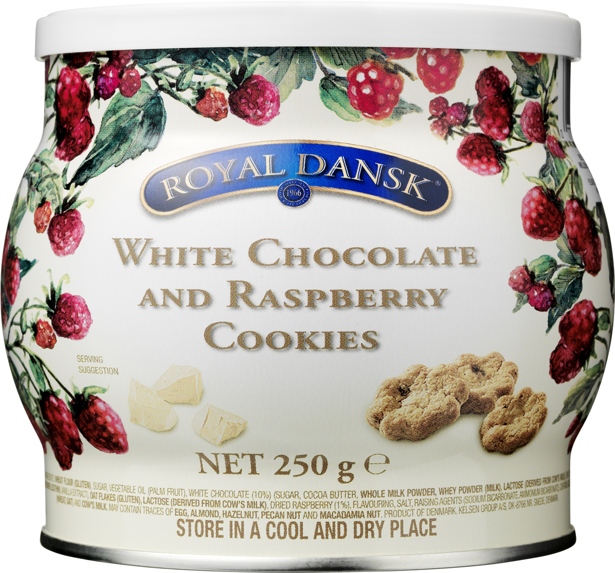 Royal Dansk Cookies White/Raspberry