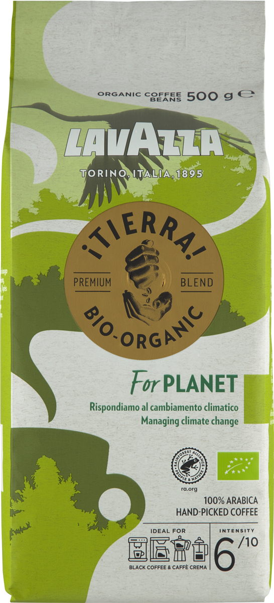 Kaffebønner hele Tierra UTZ Øko. Lavazza