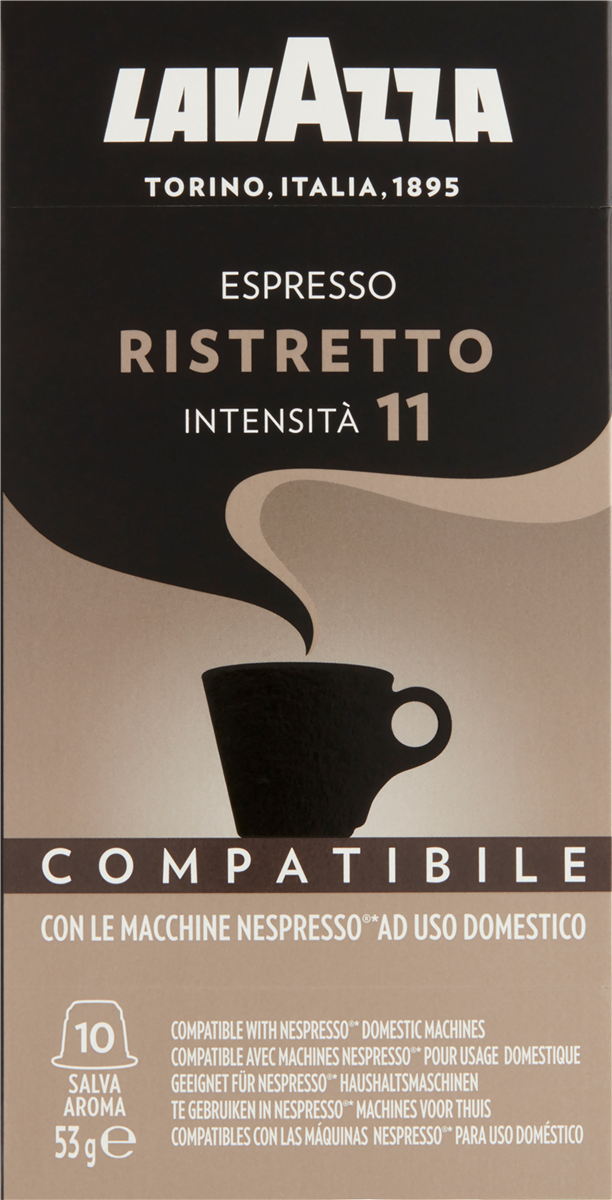 Lavazza kapsler Ristretto 10 stk.