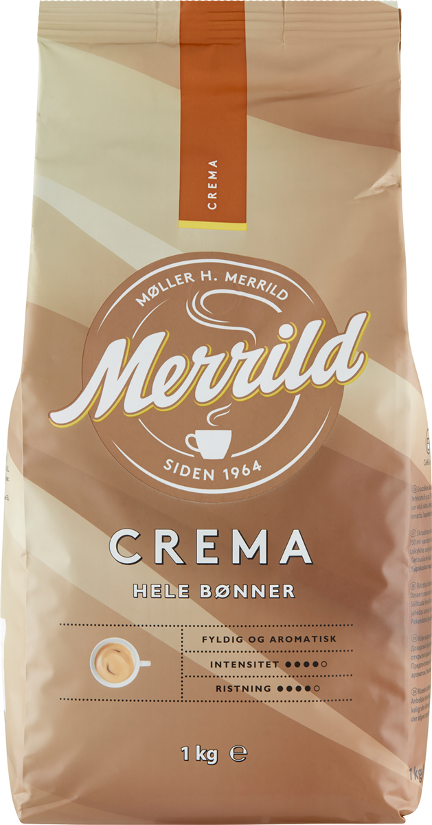 Merrild, Crema hele bønner