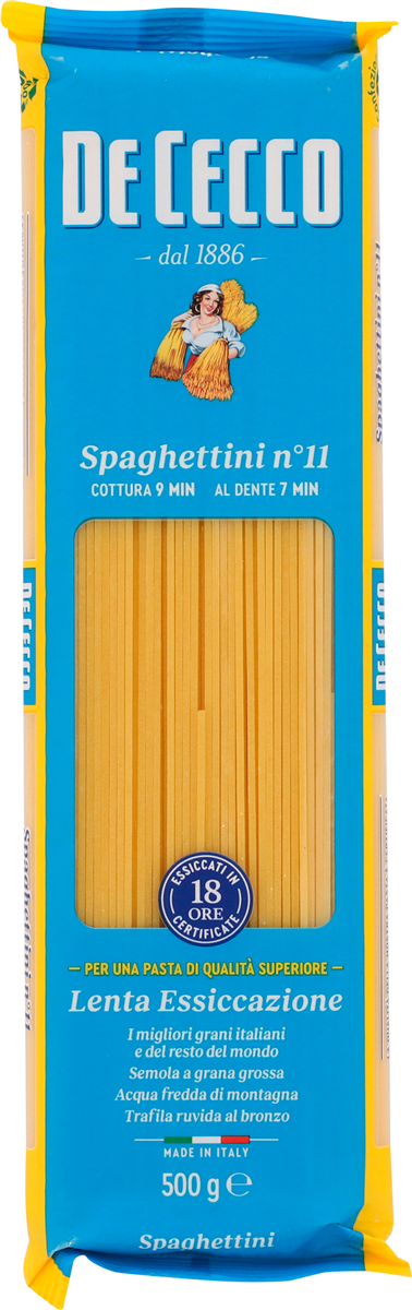 De Cecco Spaghettini, 500 Gram