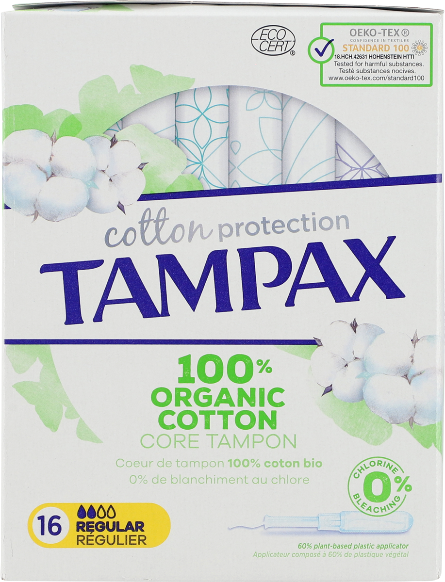 Tampax Organic Regular tamponer