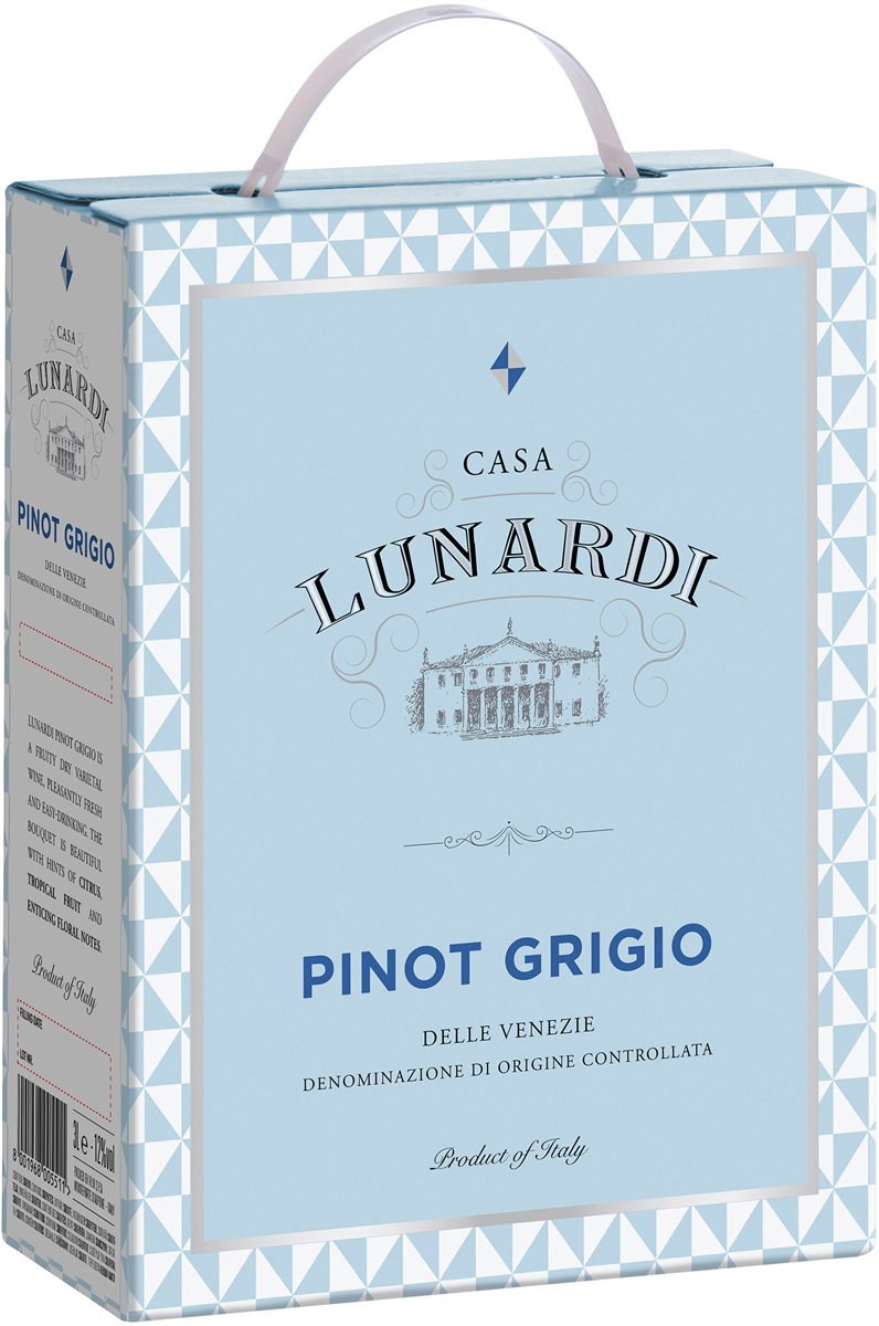 Lunardi Pinot Grig.Bib12% 3000 ml