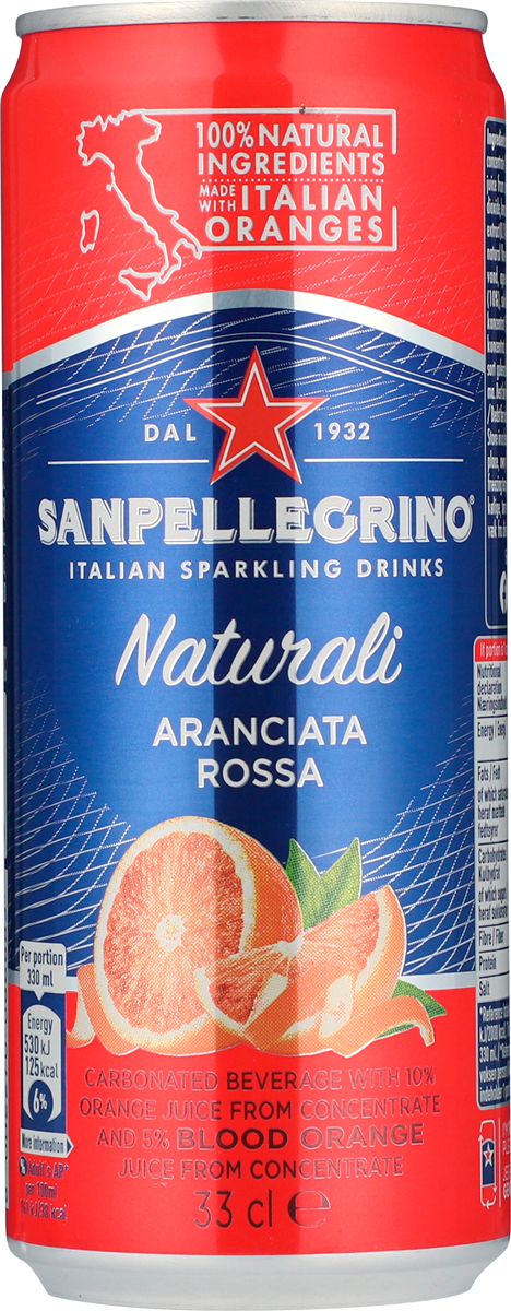 Sodavand m. blodappelsin & appelsin, San Pellegrino