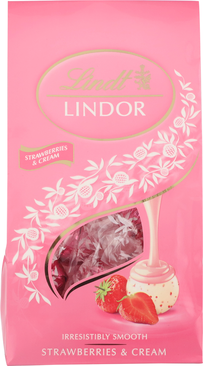 Lindt Lindor kugler strawb 137 g
