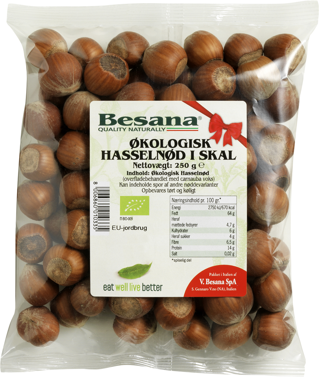 Øko-Hasselnødder 900 g