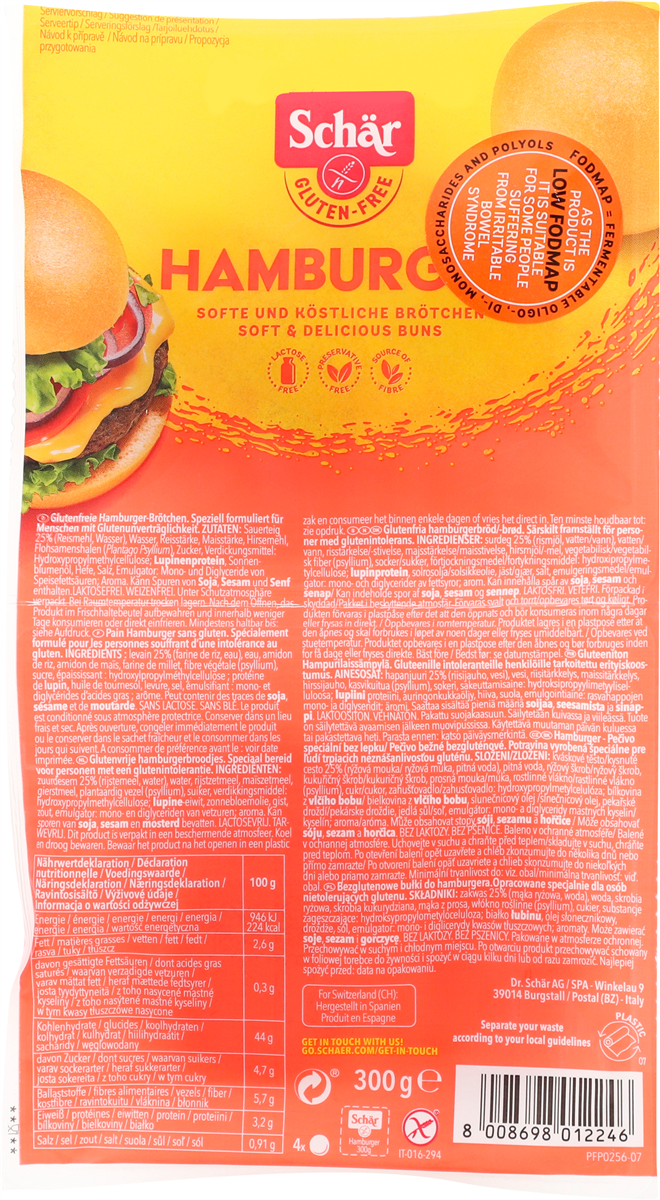 Schär Hamburgerbolle Glutenfri