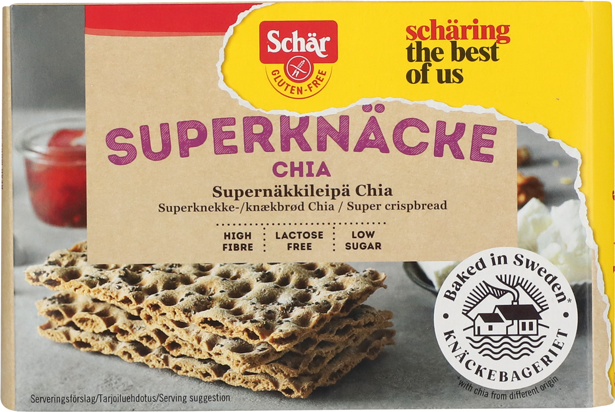 Schär Knækbrød Chia Glutenfri