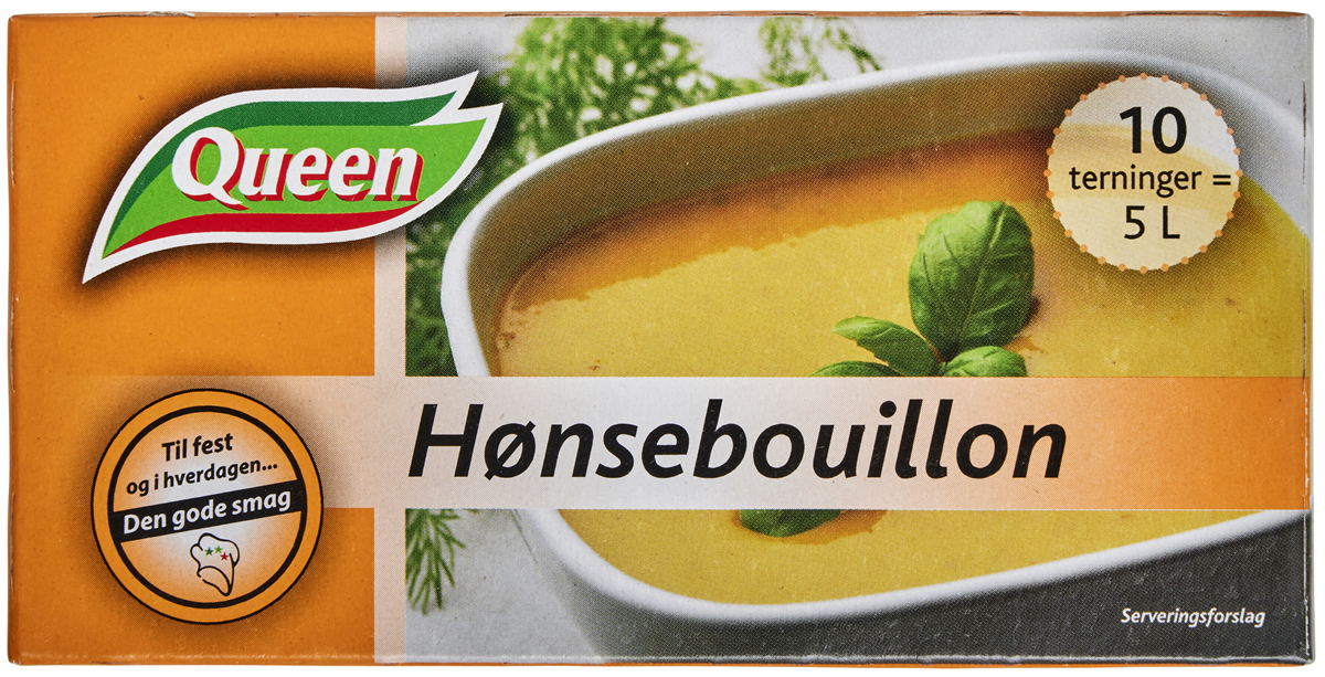 Hønsebouillon, Queen