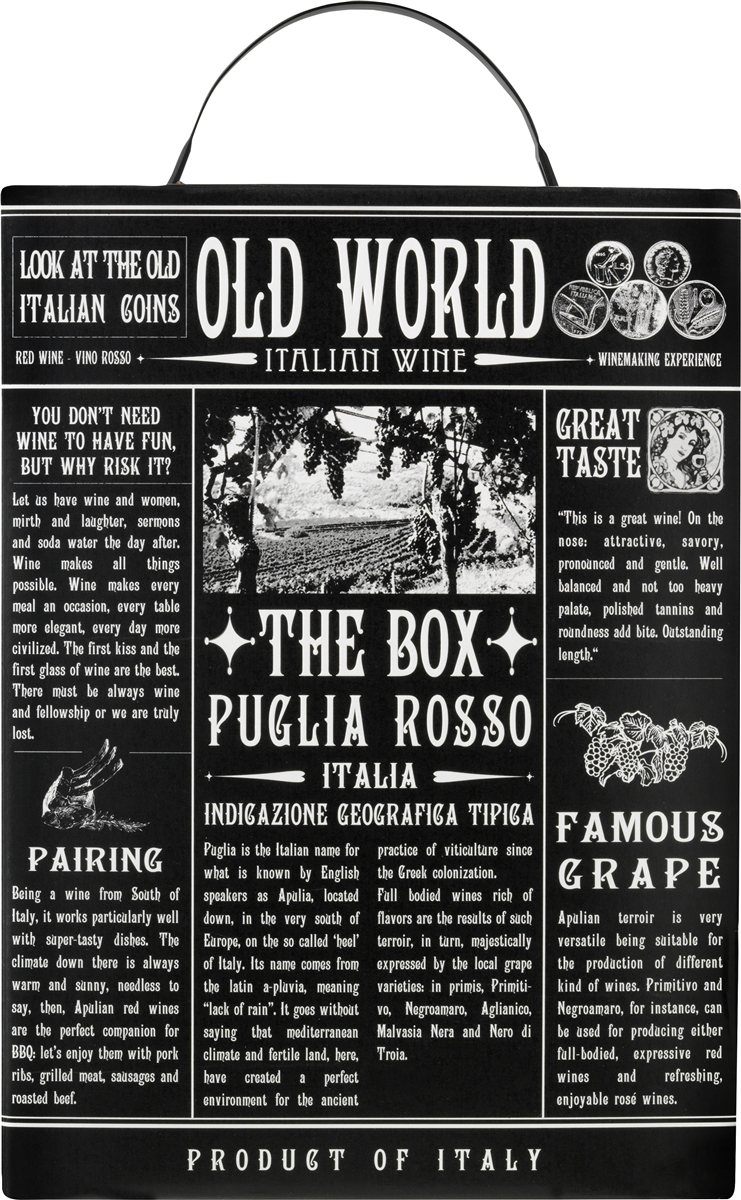 Old World The Box Rødvin 14%