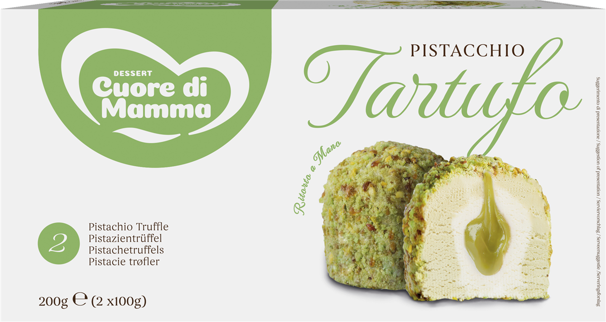 Tartufo pistacchio 2 stk 2 stk.