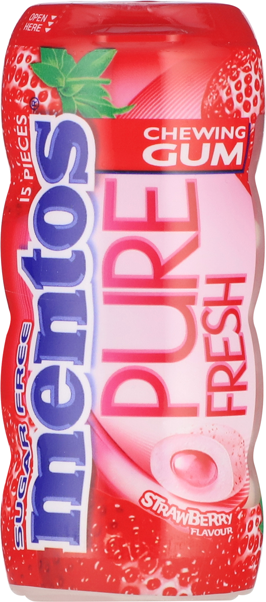 Mentos Tyggegummi m. jordbærsmag