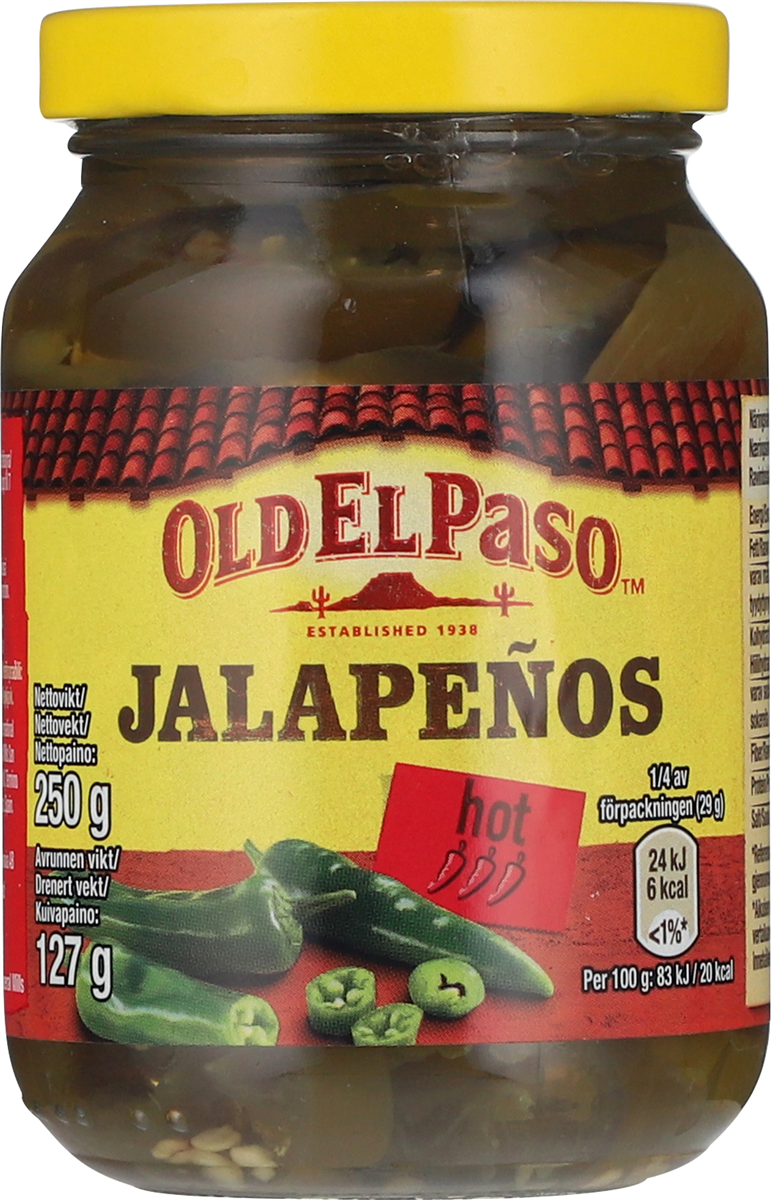 Old El Paso Jalapeños Stærke