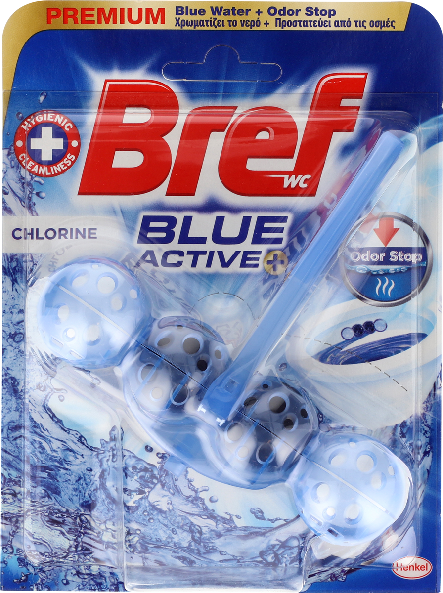 Bref Blue Active Chlorine Toiletblok 50 g