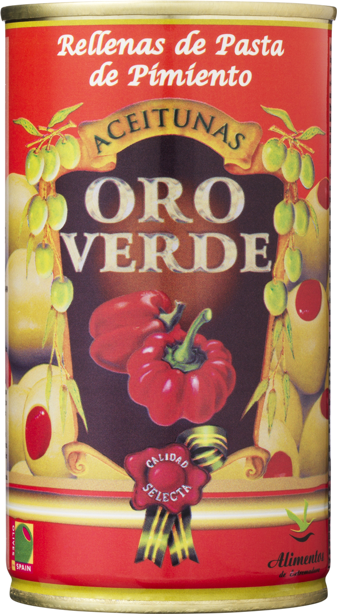 Oro Verde Oliven med paprika