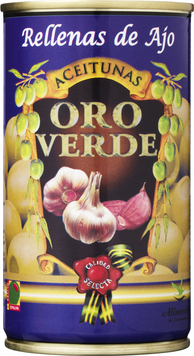 Oro Verde Oliven med hvidløg