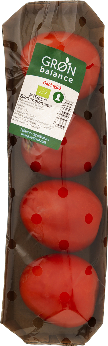 Øko-tomat blomme (Gb) 500 g
