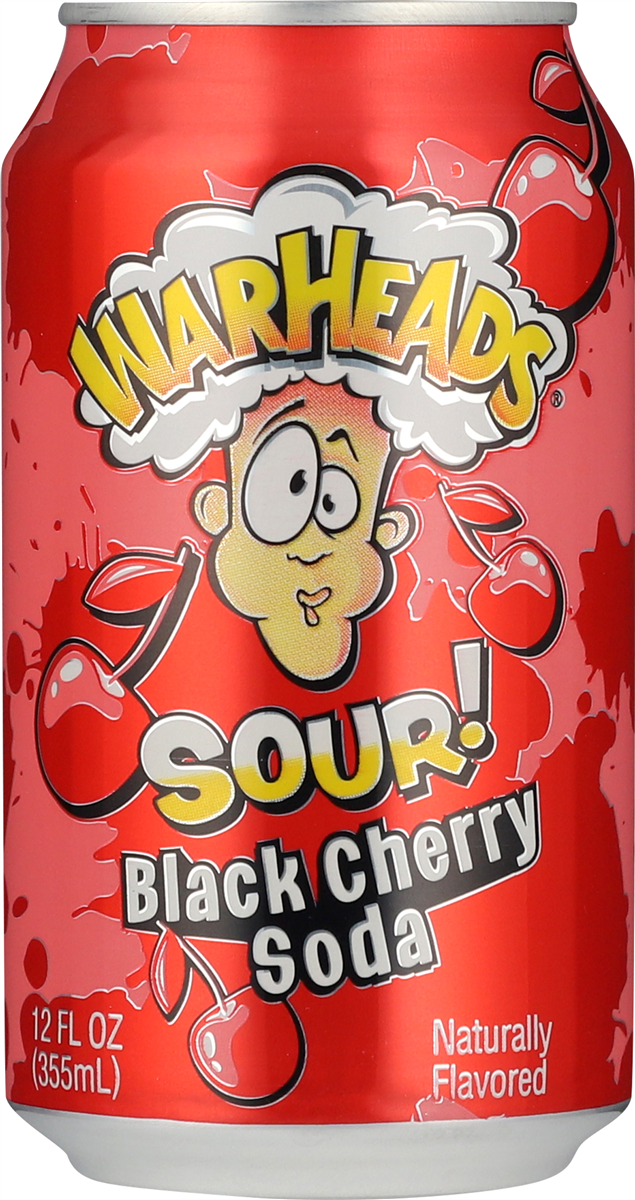 Sour black cherry soda 355 ml