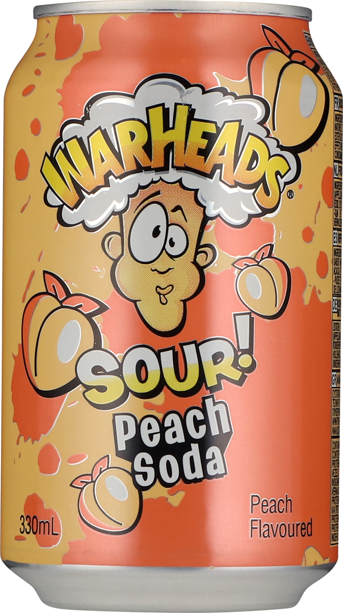 Peach sour soda 355 ml