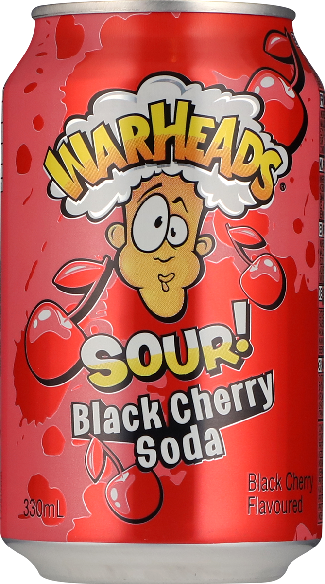 Black cherry sour soda 330 ml