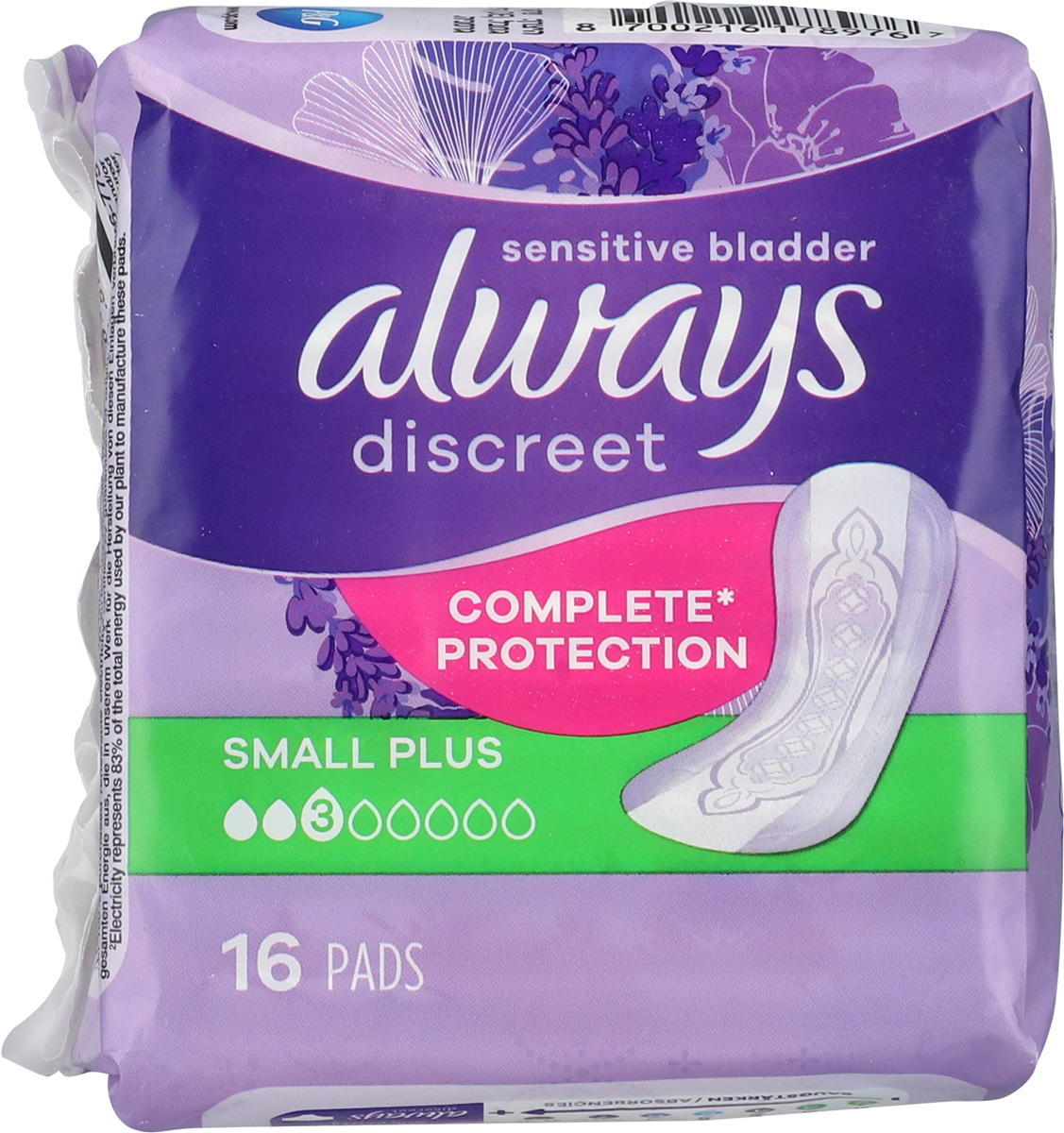 Always Discreet Small Plus 16 stk.