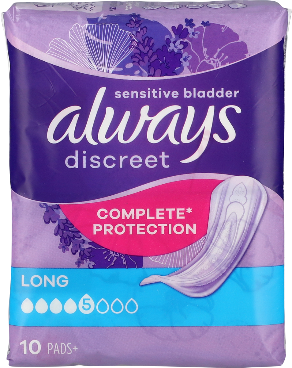 Always Discreet Pads Long