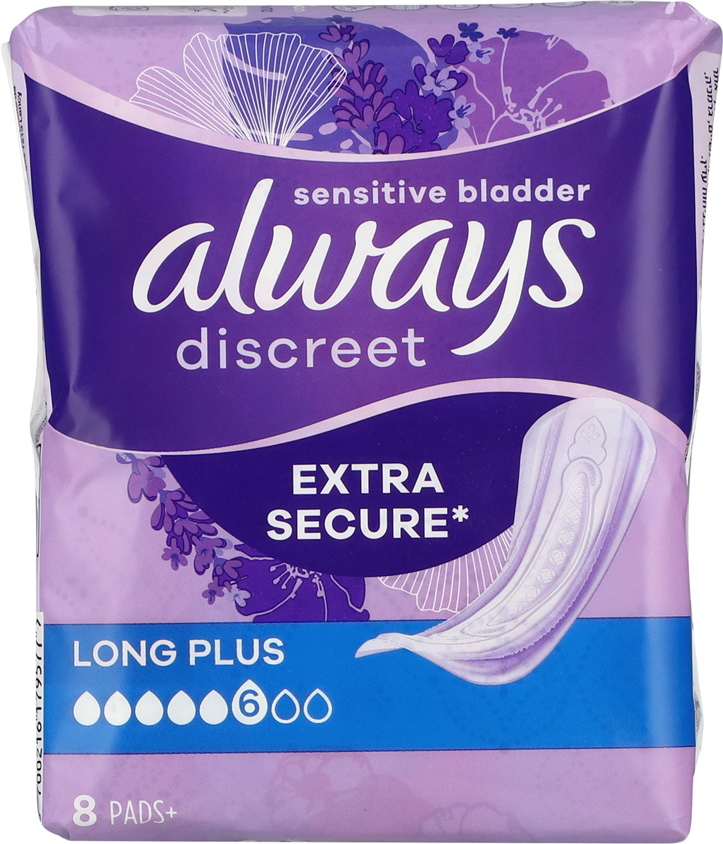 Always Discreet Pads Long Plus