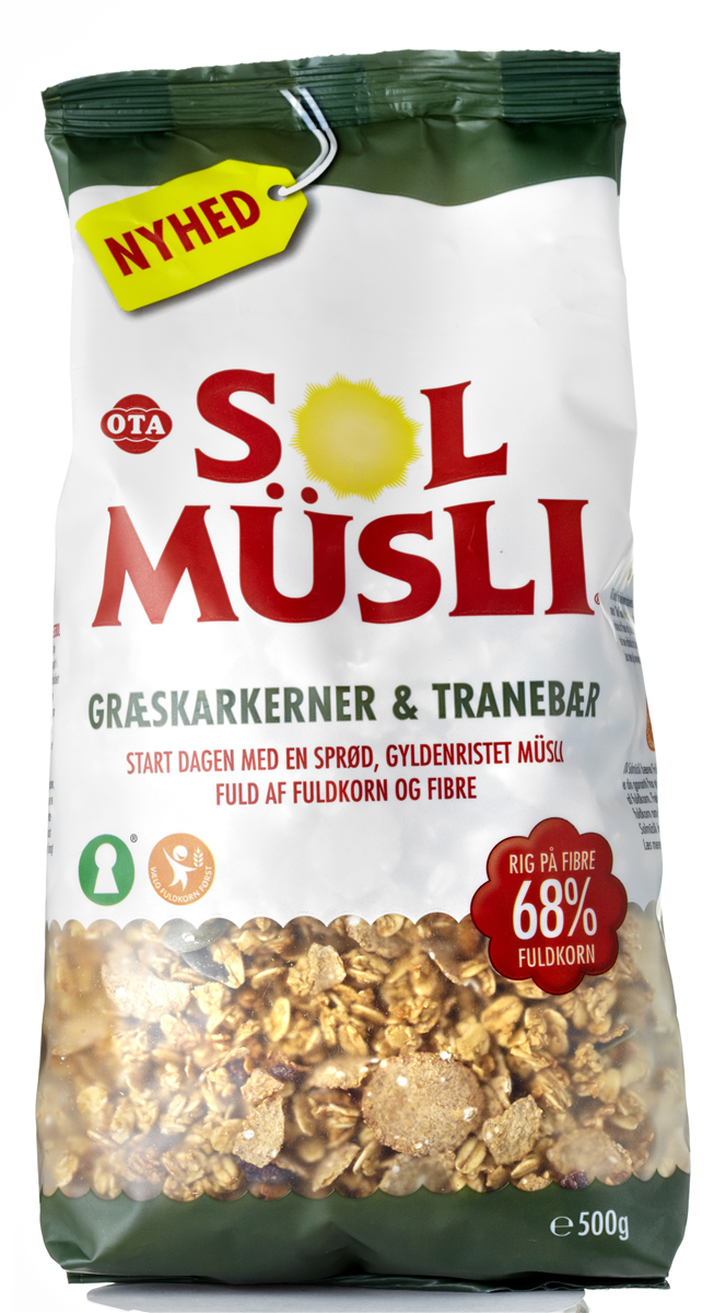 Solmusli med græskar 500 g